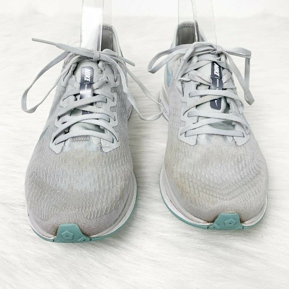 Nike Womens 8.5 Gray Zoom X Pegasus Turbo 2 Shoes - Picture 3 of 9